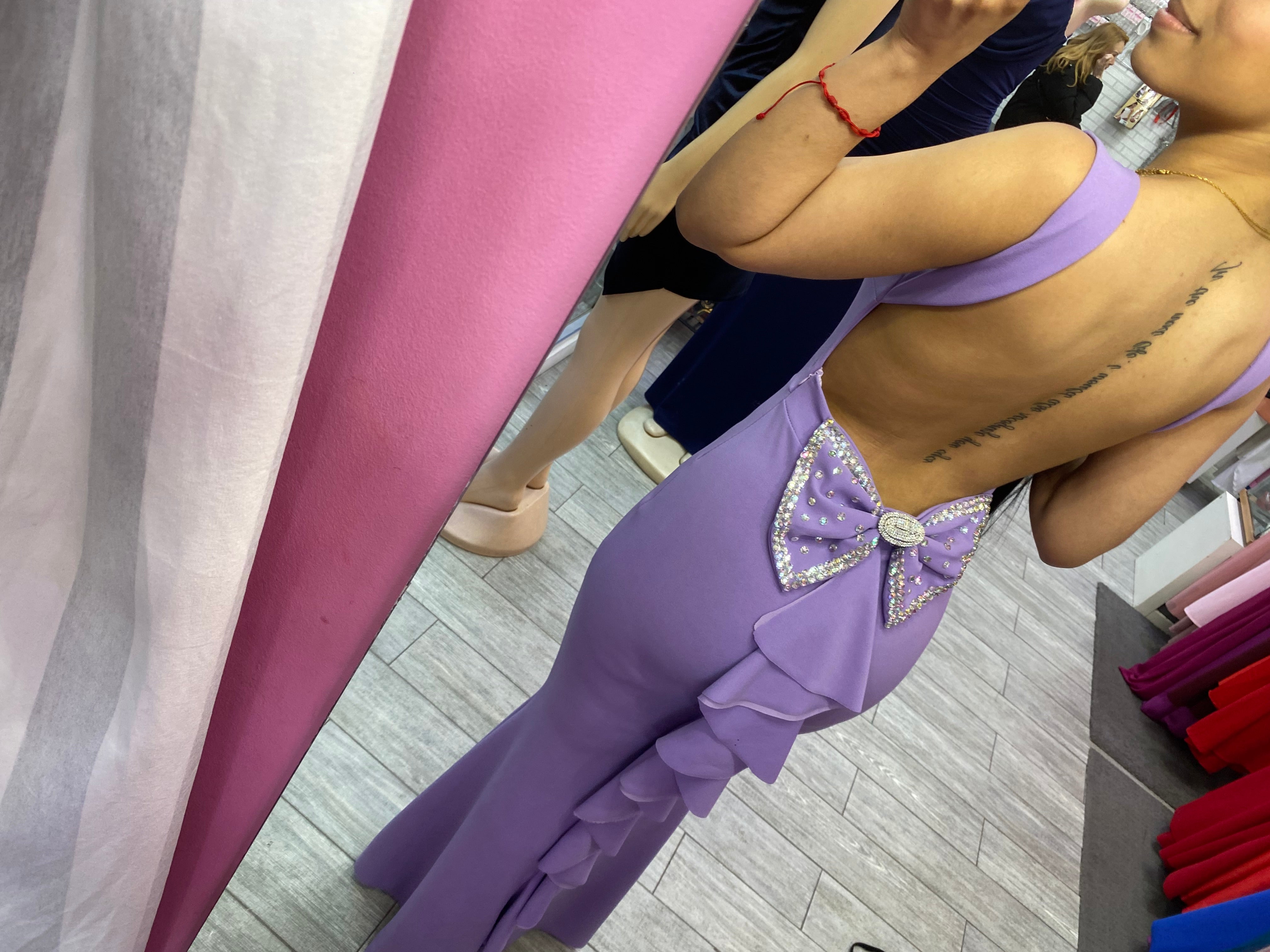 Vestido largo Lazo Brillante