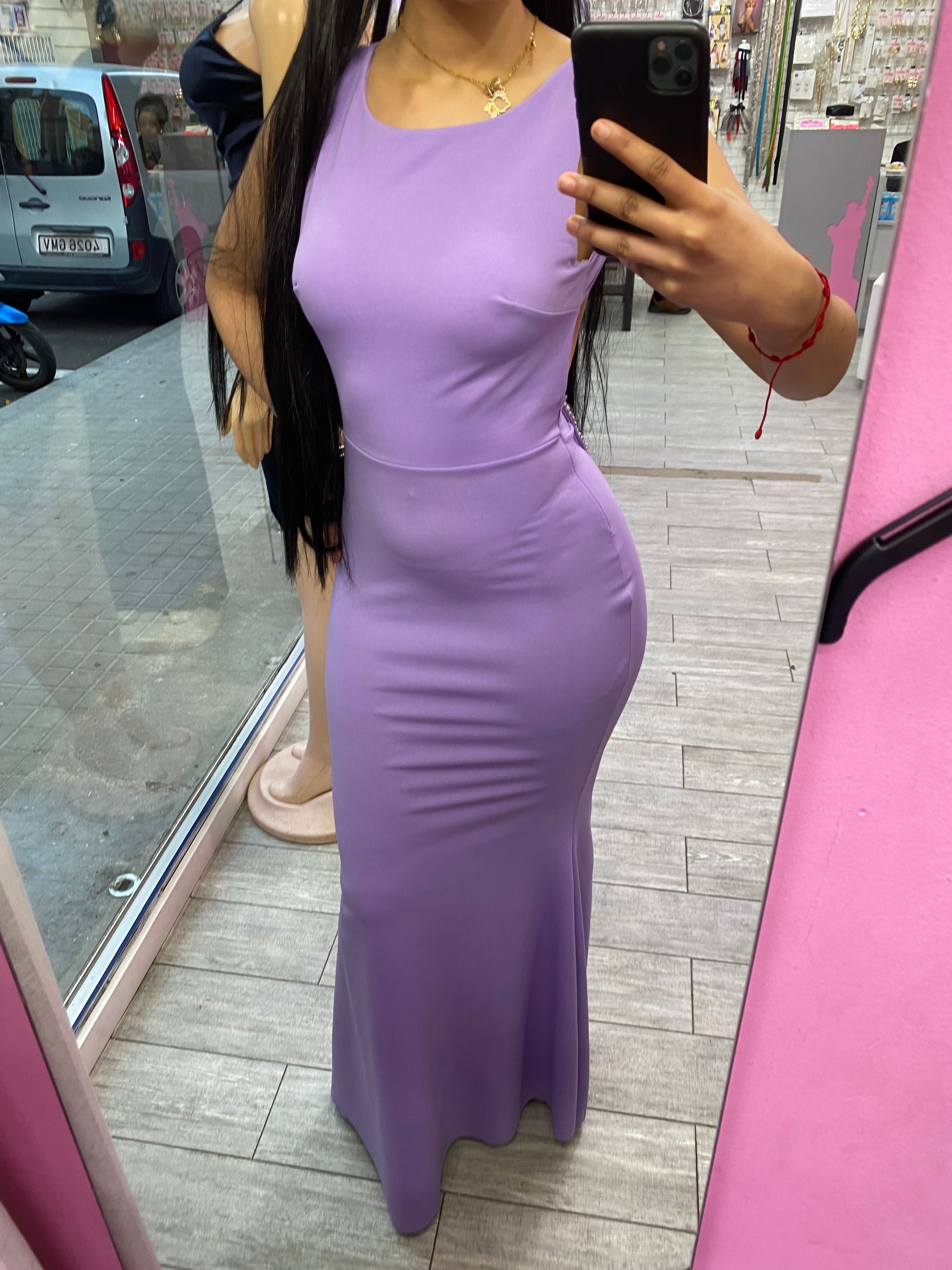 Vestido largo Lazo Brillante